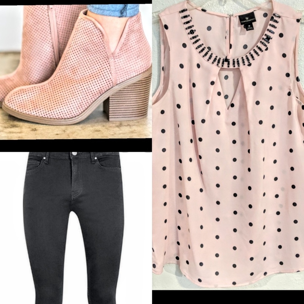 Polka dot top